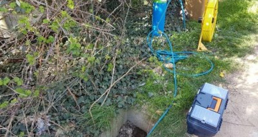 Recherche de fuite sur un réseau d'eau potable en PE20 à Arles (13) 2